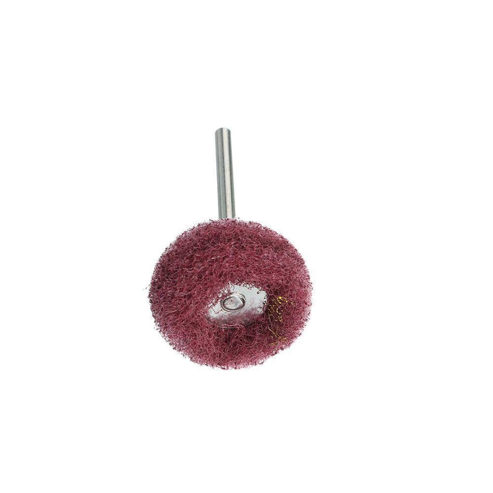 10pcs Mini Sanding Grinding Nylon Buffing Polishing Wheel with 3mm Shank Drill Abrasive Brush