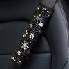 Bronzing Snowflake Car Seat Belt Pads Cover Shoulder Pads Protection Cushion Case