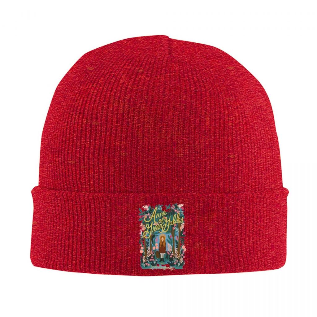 Anne Of Green Gables Warm Knitted Cap Winter Knit Bonnet Hat Skullies Beanies Hip Hop Caps for Unisex