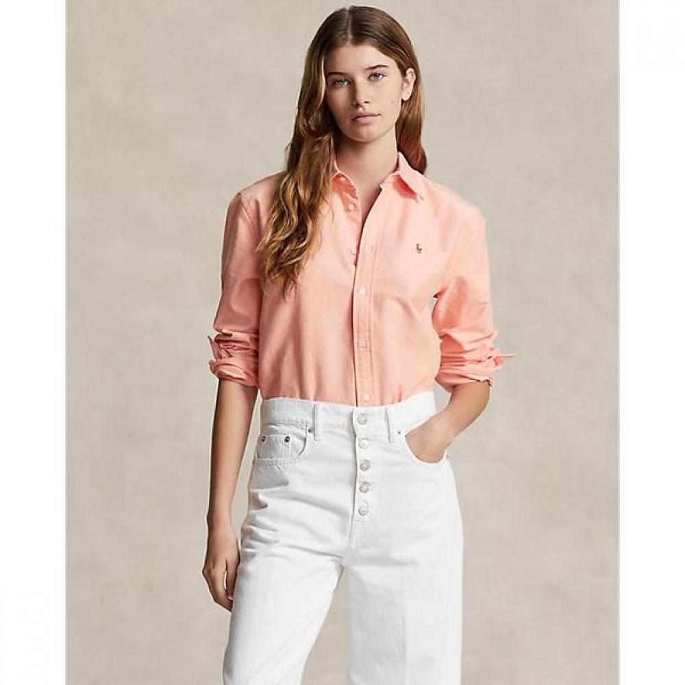 Polo Ralph Lauren Women Relaxed Fit Cotton Oxford Shirt  Wmposhtndo20514800 XS