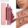 YOUNG VISION Matte Liquid Lip Liner Sponge Gourd Head Matte Nude Waterproof Lip Glaze Lippenstiftstift