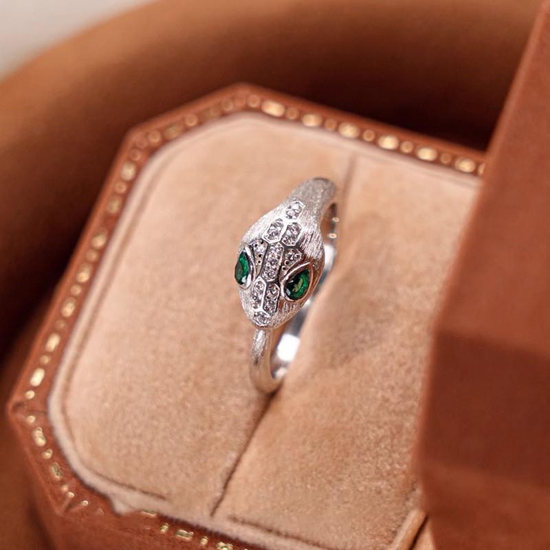 Fashionable Animal Inspired Adjustable Snake Ring For Women Premium Quality Copper Jewelry