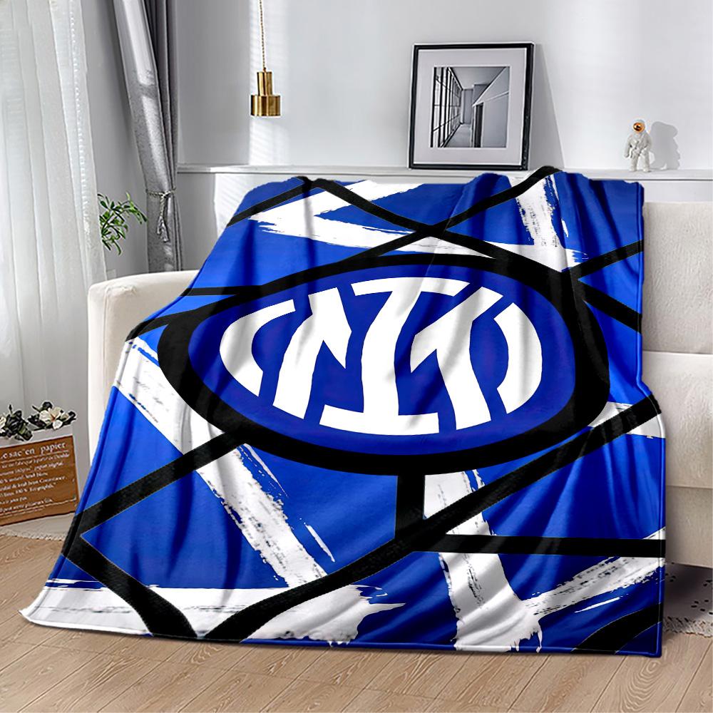 Inter Milan Blanket Durable Comfort Perfect For Bedding Couch Picnics Four Seasons Universal Stylish Decor Ideal Gift For Birthday Valentine'S Day