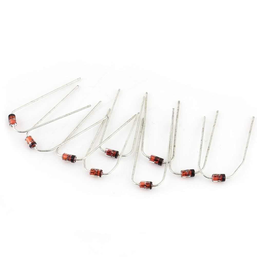 200 Stück 10 Werte Zener-Dioden-Sortiment, Elektronik-Kit, Geringer Leckstrom und Spannungsabfall, 200 Stück in 10 Werten, Ideal , Hohe Effizi