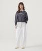 COVERNAT WOMAN Cooper Logo Sweatshirt Charcoal