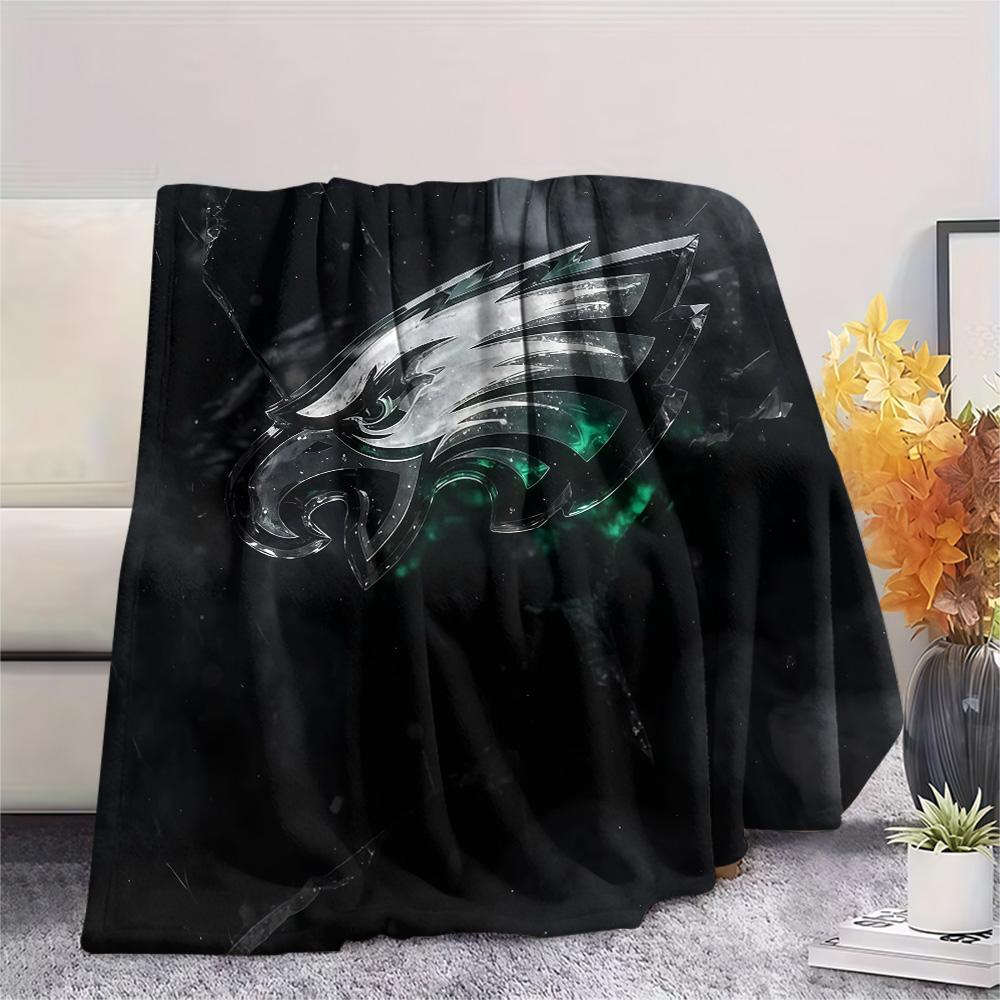 Philadelphia Eagles Flannel Blanket, High quality Comfortable for All Seasons, Home Decor, Warmth and Comfort