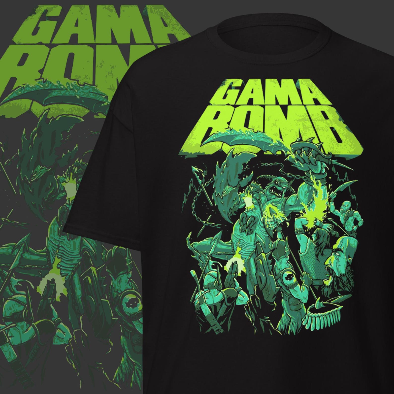 Gama Bomb T-Shirt Vintage Thrash Metal Clothing L