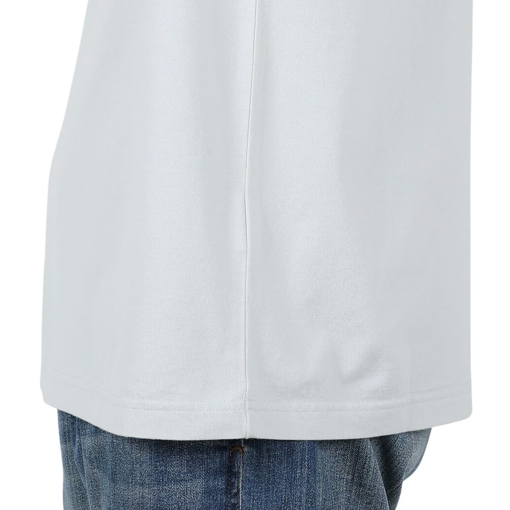 [Extra Large] Casual Standard Logo Tag L/S Pocket Tee, Men's, Gray