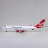 1/200Diecast Airplanes B747 Virgin Atlantic Plane Toy Model 47CM Aircraft British Airline W Light and Wheel Landing Gear