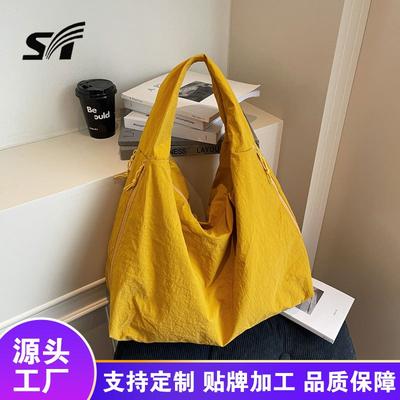 Casual Simple Shoulder Bag Fashionable Lazy Style Versatile Underarm Bag Trendy Relaxed Handbag