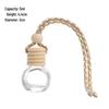Transparent Car Vent Air Freshener Bottle with Lanyard - Essential Oil Diffuser & Rearview Mirror Pendant