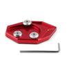 Bruce Shark Side Stand Kickstand Plate Pad End for Kawasaki Red & ZX-14R/ZZR1400/GTR1400,