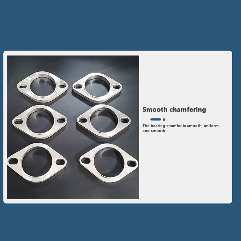 Automotive Exhaust Pipe Flange Stainless Steel Interface Gasket Modification Head End Flange Diamond Interface Gasket