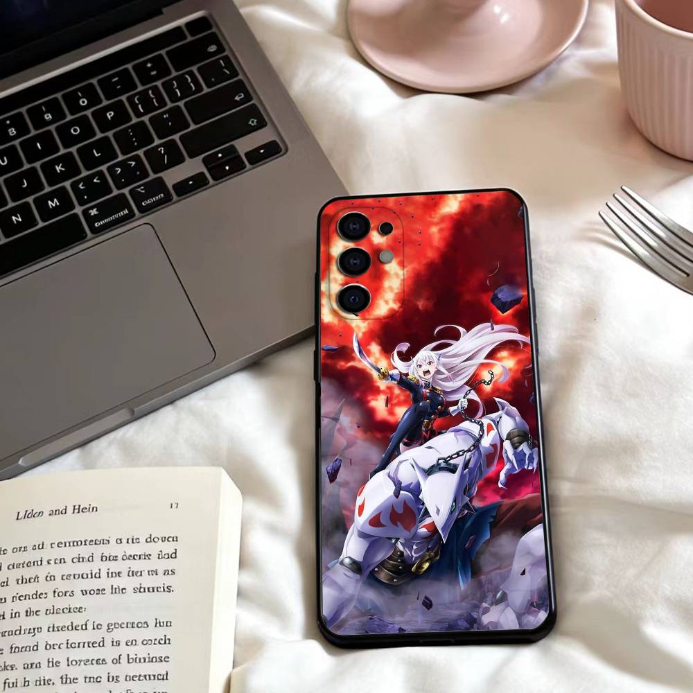 Anime C-Chained Soldier  Phone Case For Samsung S25,24,23,22,30,21,10,9,Ultra,Plus,Lite,FE,4,5 G Soft Black Case