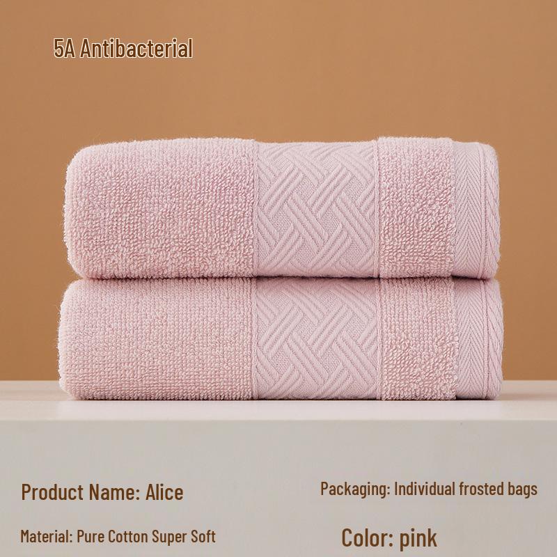 Antibakterielle reine Baumwolle einzeln verpackte Handtücher - Saugfähige Gesichts- & Badetücher für Erwachsene, Männer & Frauen