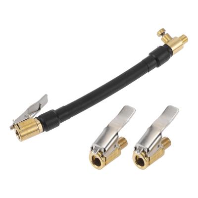 TUCKBOLD Tube d'extension pour gonfleur de pneu de voiture 0,305"x32TPI Durable Adaptateur de tuyau d'extension pour pompe à air Pneu