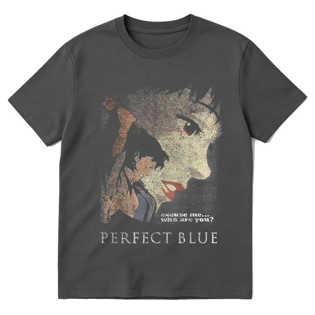 Anime Perfect Blue Mima Kirigoe Tshirts Unisexs Unisex Clothing Summer Fashion Harajuku Oversized Short Sleeve T Shirts Streetwear