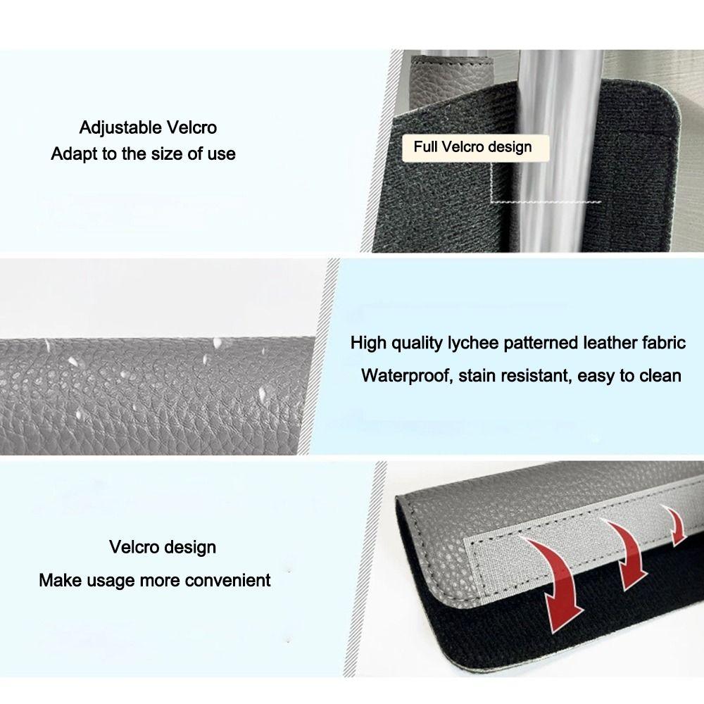 PU kůže Kryt kliky dveří chladničky Čisté Kryty bezpečnostních pásů do auta Šmouhy Dekor Domácnost