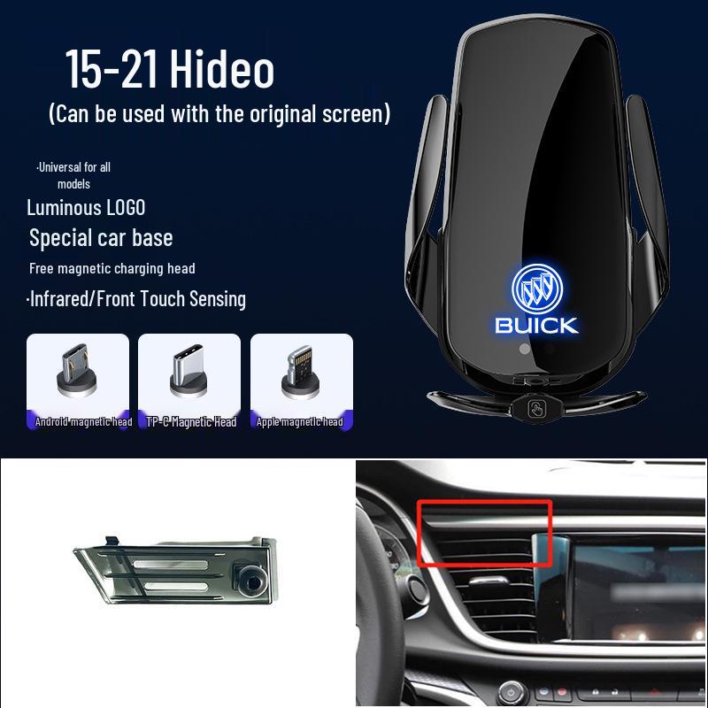 Magnetyczny Bezprzewodowy Szybki Ładowarka Uchwyt na Telefon Samochodowy do Buick GL8/Excelle/Regal/Verano/Envision