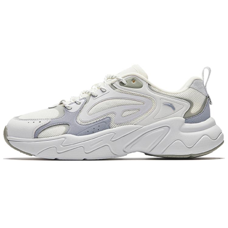

Anta Pulse Comfortable Versatile Fashion Trend Shock Absorbing Wear Resistant Breathable Low Top Casual Shoes Men sneaker White Gray 112528856-1 40