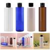 4pcs Portable 250ml Refillable Plastic Bottles Cosmetic Containersfor Shampoo Conditioner Makeup Remover Leak Proof