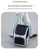 Portable Breathable Foldable Pet Trolley Bag for Cats and Dogs