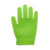Silicone Dog Combing Glove Eco-Friendly Hair Remover for Dog and Cat Bath Spa Pet Fur Hair Brush