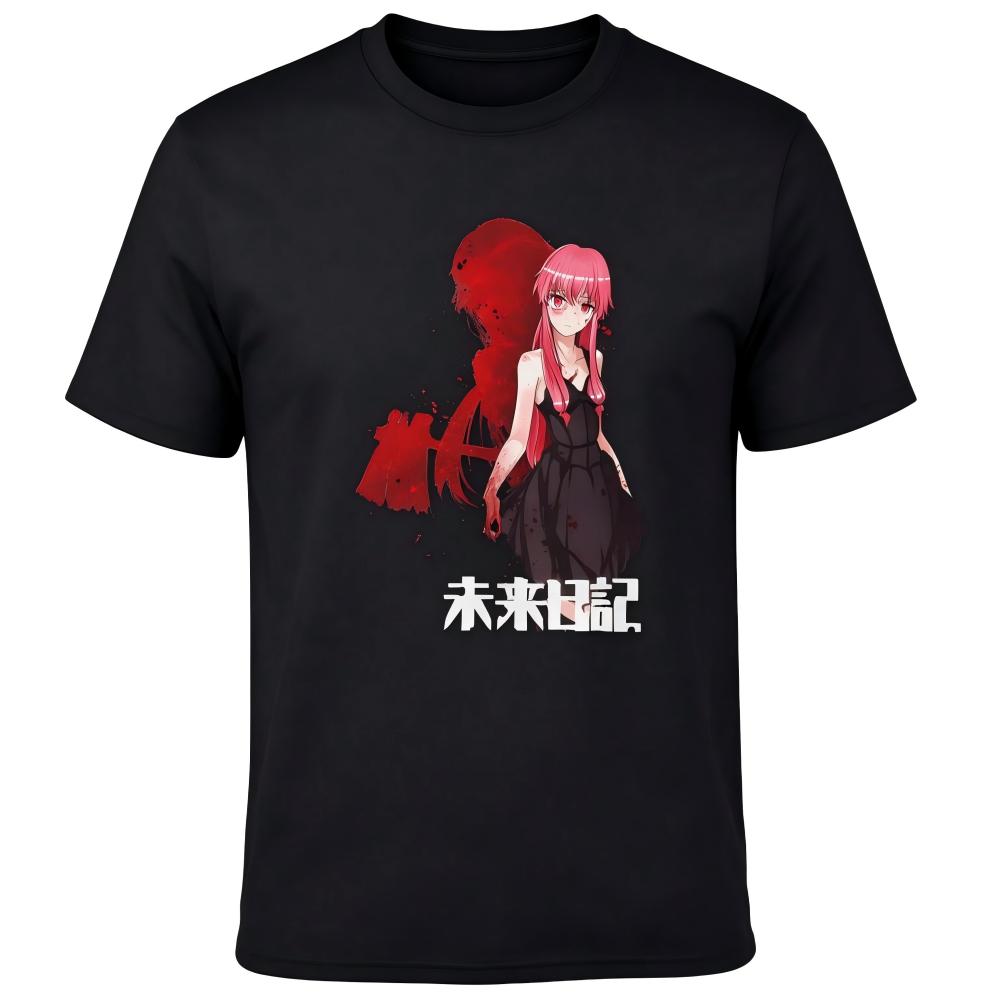 Mirai Nikki Yuno Gasai Future Diary Anime Character Graphic man's T-Shirt