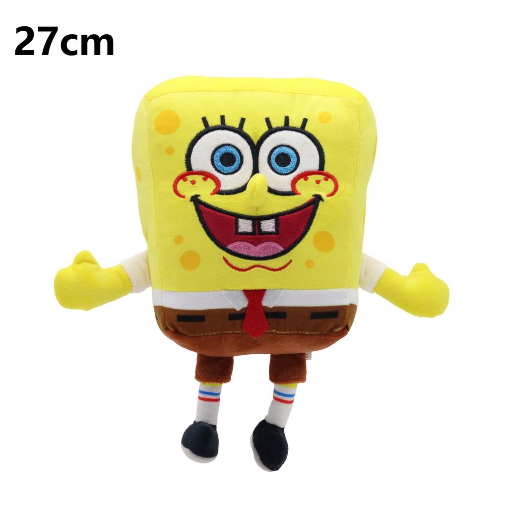 Kawaii Spongebob Squarepants Series Plush Toy Cute Cartoon Character Creativity Pp Cotton Filling Stuffed Toy Birthday Gift