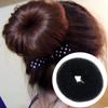 Female Hairstyle Tools Women Hair Ring Korean Style Ponytail Holder Bird's Nest Bun Maker
