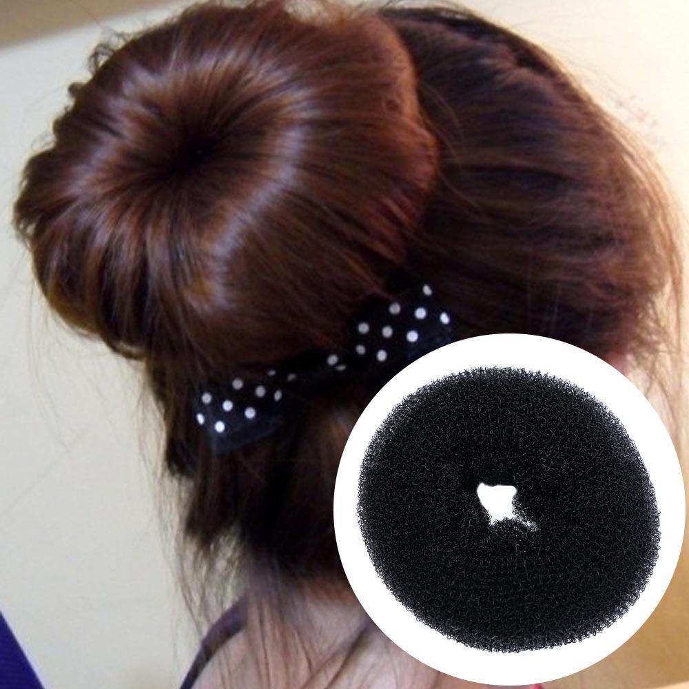 Female Hairstyle Tools Women Hair Ring Korean Style Ponytail Holder Bird's Nest Bun Maker