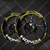 Reflective For Honda Wheel Sticker Motorycle Rim Decal Set OC3