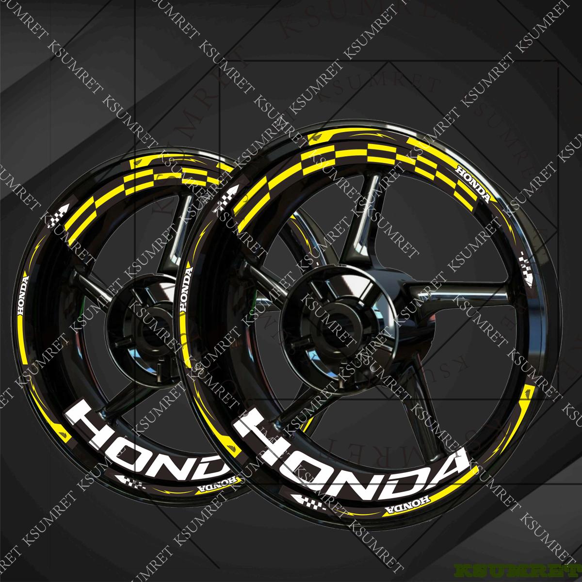 

Вінілова наклейка на колесо Honda, наклейка на диск мотоцикла