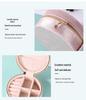 Round Velvet Stud Earrings Box – Anti-Oxidation Jewelry Storage for Earrings and Rings