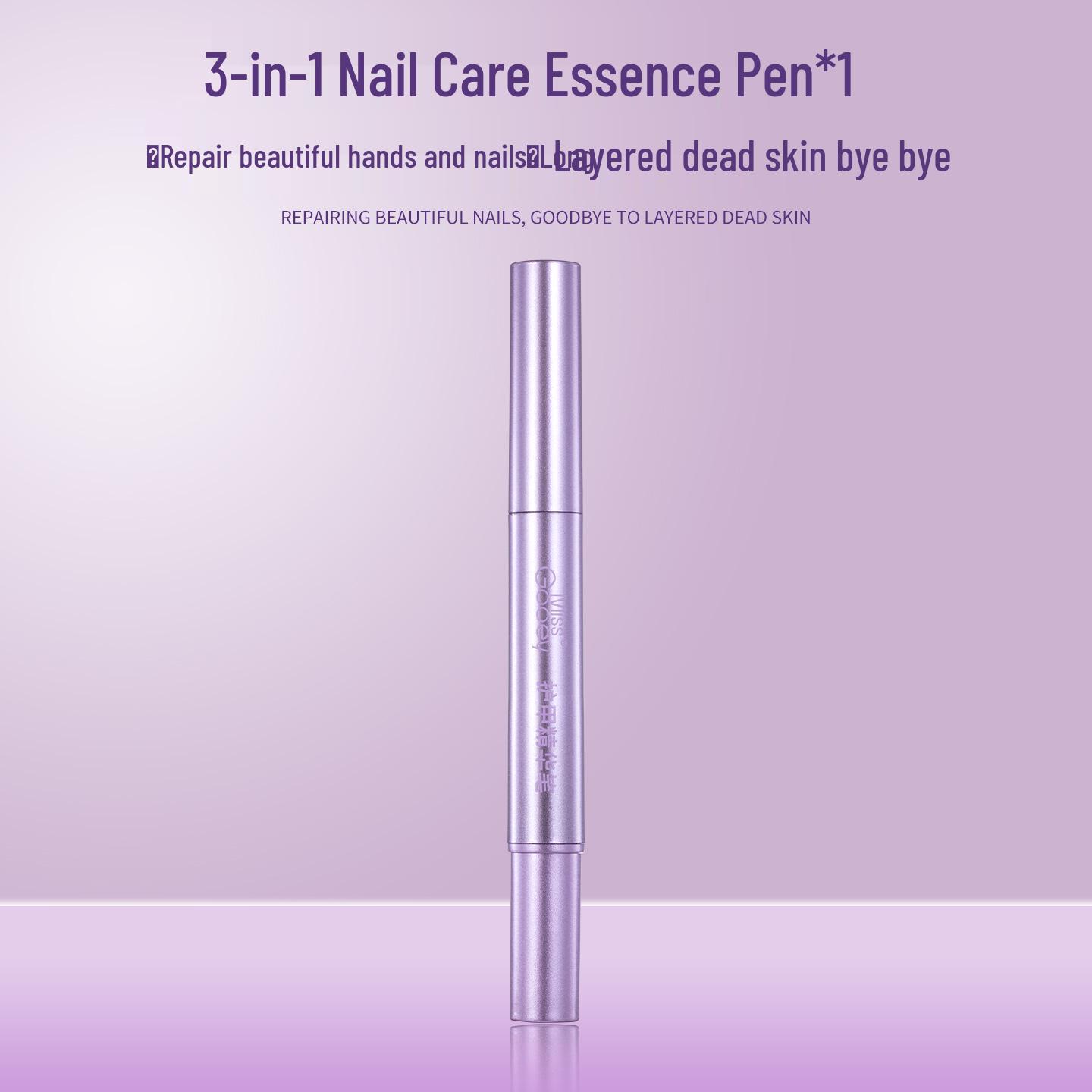 Miss Honey 3-in-1 Nail Care Essence Pen: Manicure, Cuticle Remover, Nourishes & Prevents Breakage for Delicate Nails No specific size