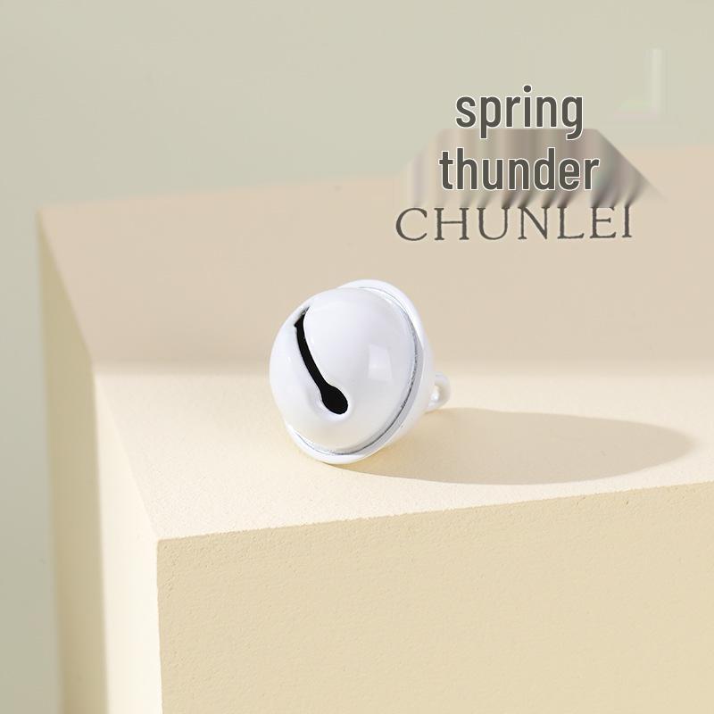 22mm Tiger Mouth Candy-Colored Christmas Hanging Bell Ornament Jewelry & Choker Accessory