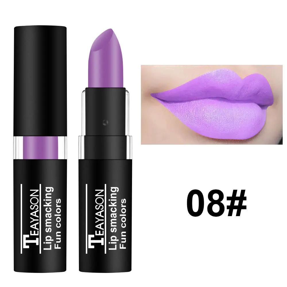 Sexy Matte Coloured Velvet Lipstick Long Lasting Non Fading Non-stick Cup Solid Lip Gloss Party Lips Makeup Cosmetics