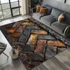 2025 New Style Brick Stone Building Wall Originality Rug Carpet for Living Room Bedroom Home Decor,kid Non-slip for Sofa Doormat