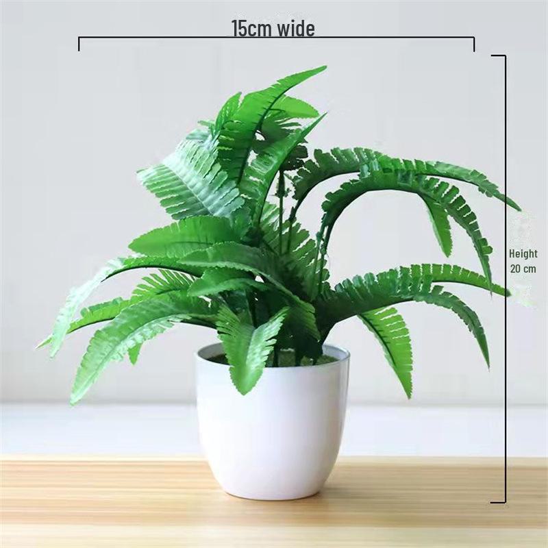 Decorative Small Artificial Potted Flowers Set for Home and Living Room Decor