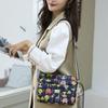 Niche Design Zipper Crossbody Bag Three-layer Small Phone Bag Simple Shoulder Bag  Girls