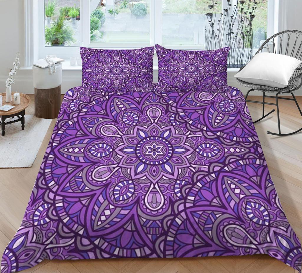 Duvet Cover Set Bohemian Quilt Cover Unique Design Home Bed 3D Queen Size Bedding Boy Girl Bedding Cover Set