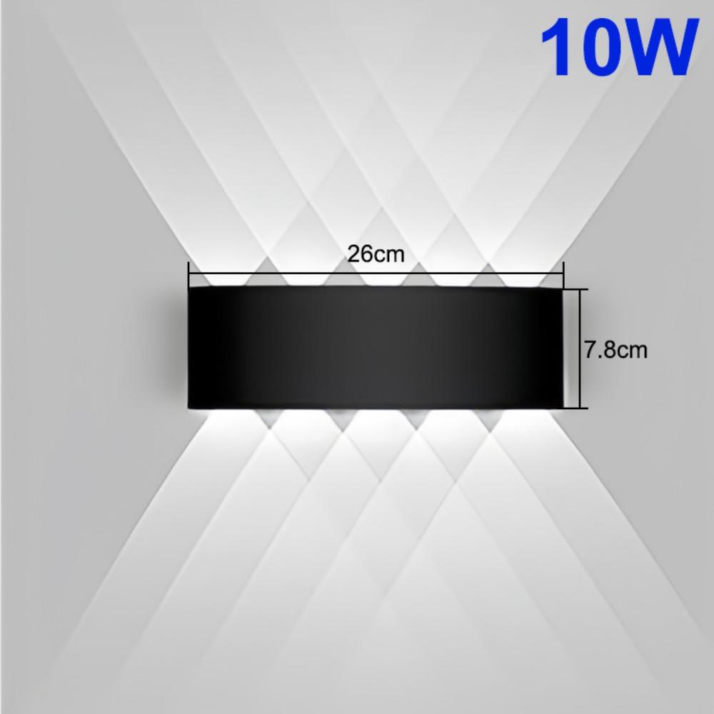 Warm/White/RGB Lights 6/8 LED Solar Light Up and Down Fence Solar Lamp  Decor