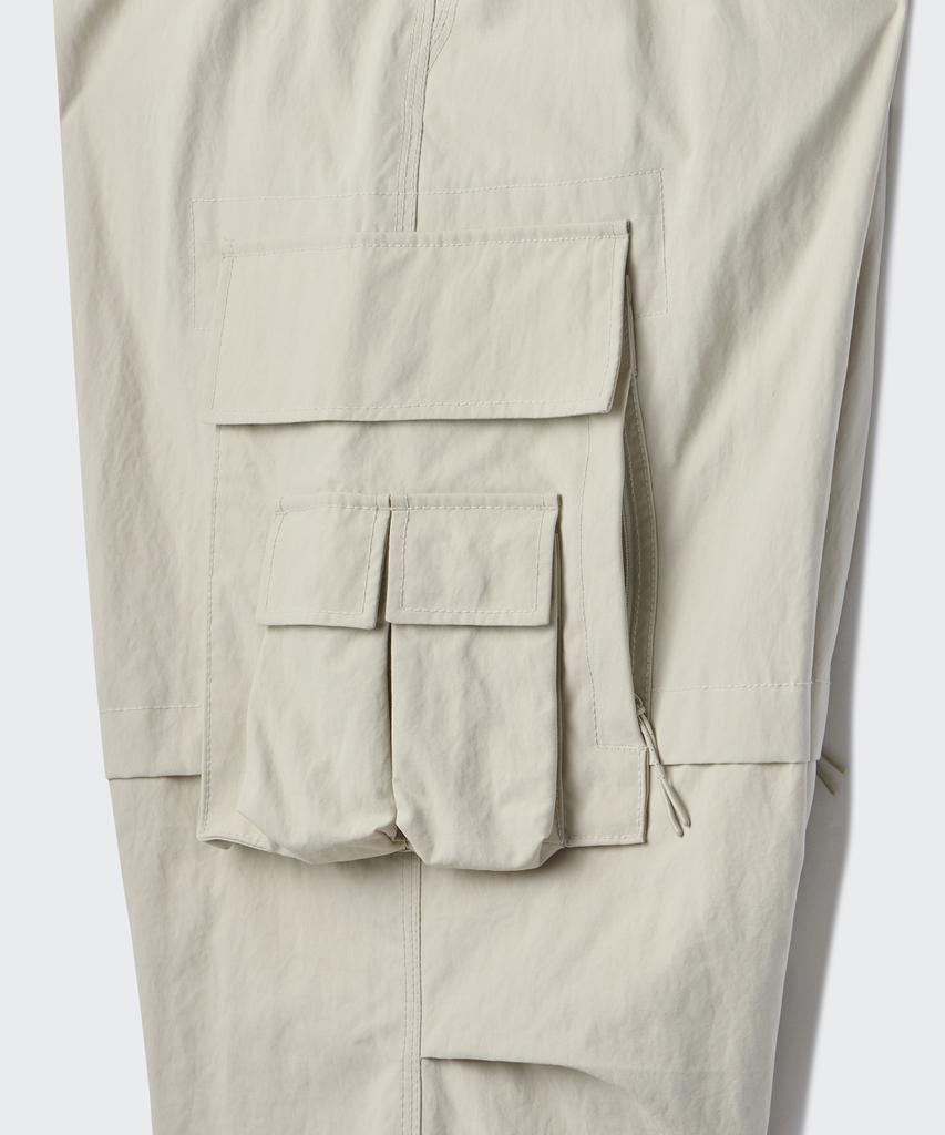 MUSINSA STANDARD [City Leisure] Belted Multi-Pocket Cargo Pants [Dusty Cream]