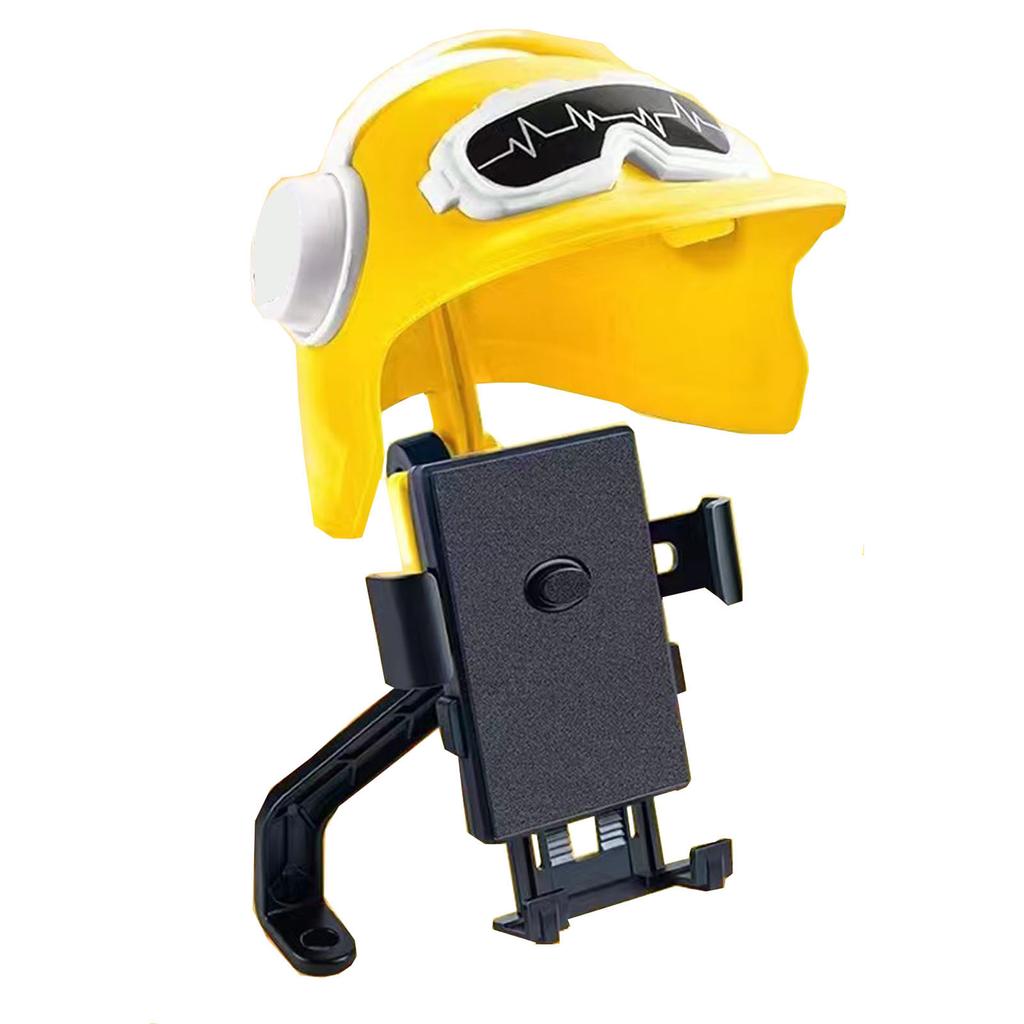 Multi-Functional Small Helmet, Bike & Motorcycle Mobile Phone Mount, Navigation Stand for Electric Bikes and Delivery Riders