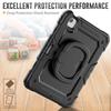 For iPad Pro 11''/Air 4/5,Military Grade Shockproof Protective Silicone Cover 360 Folding Handle Grip + Handle Shoulder Strap