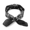 kakatrend bandana paisley 100% cotton black adult stylish handkerchief cotton bandanna unisex durag large size men black 55cm x 55cm
