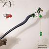 Imitation Ebony Hairpin Holder: Ancient Style Hanfu Hair Accessory, Qipao Ornament Gift for Women