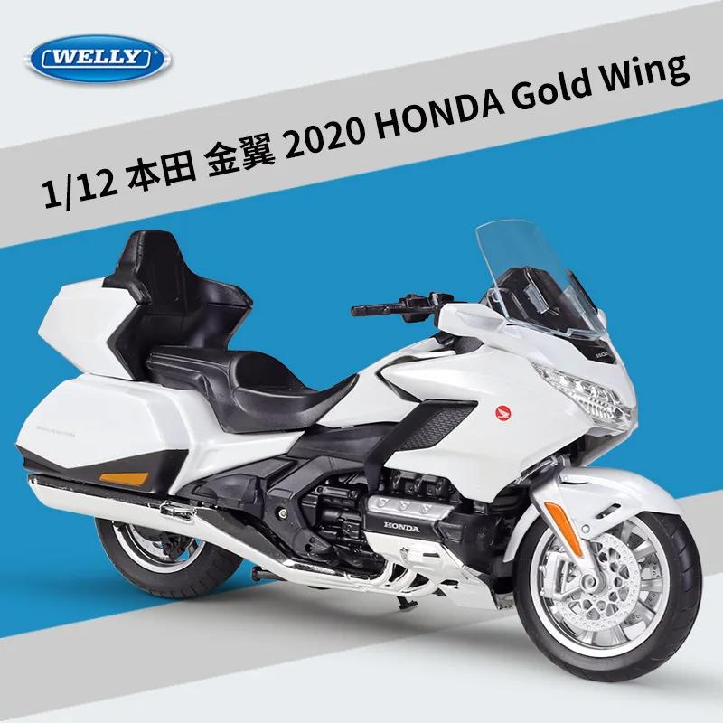 Welly 1/12 Honda Gold Wing 2020 Diecast Metal Sport Race Motorcycle Model Motorbike Collectibles