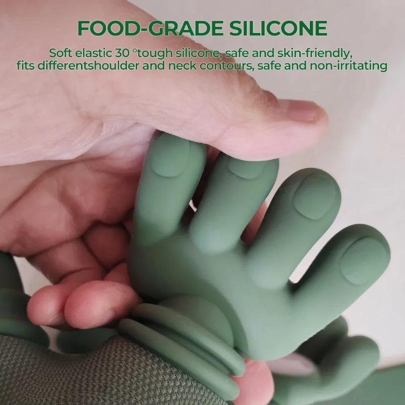 2026 New Bionic Finger Neck Shoulder Massager Wireless Neck Cervical Trapezius 4D Kneading Body Back Hand Massage Shawl Brushless Motor