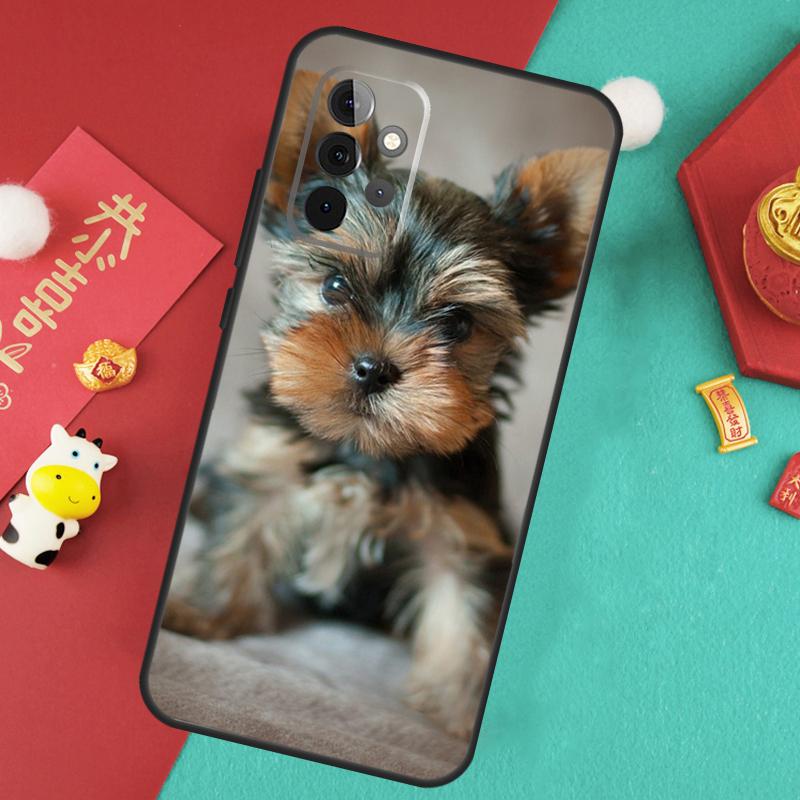 Yorkshire Terrier Dog Case For Samsung Galaxy A17 A55 A35 A15 A32 A52 A13 A33 A53 A14 A34 A54 A06 A16 A26 A36 A56